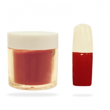 Dip Powder dunkel rot