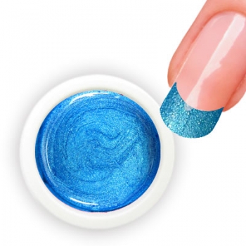 Farbgel metallic frozen blue
