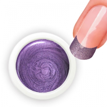 UV Farbgel metallic frozen violet