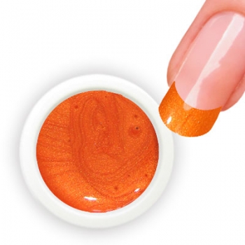 Farbgel metallic papaya