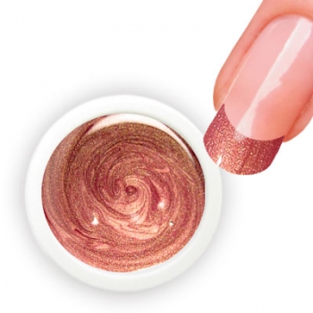 UV Farbgel metallic pink melon