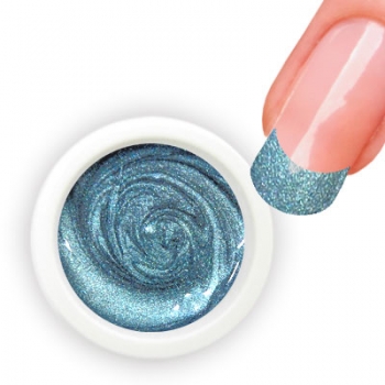 Taubenblau Metallic Farbgel