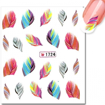 Federn Nagelsticker 1724