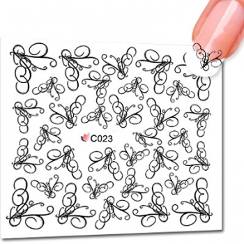 Nagelsticker Ranke C023