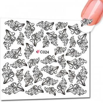 Nagelsticker Ranke C024