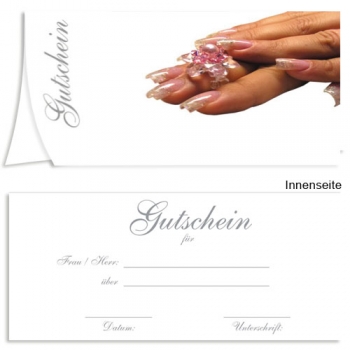 Geschenkgutschein Nails Fuß Wimpern