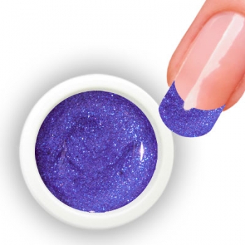 Glitter Gel blau violett