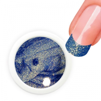 Glitter Gel Gold Blue