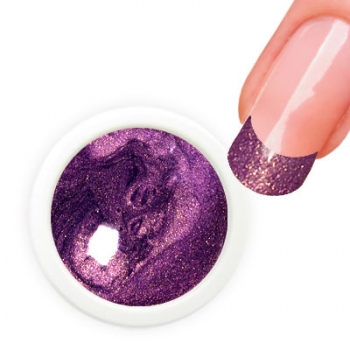 Glitter Gel Gold Purple