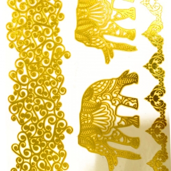Gold Tattoos Flash