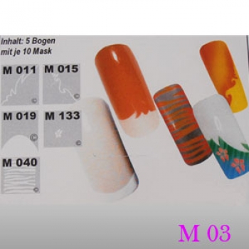 Airbrush Schablonen Set M-03