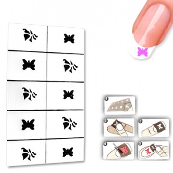Nagellack Airbrush Schablone