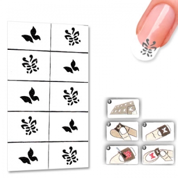 Nagellack Airbrush Schablone