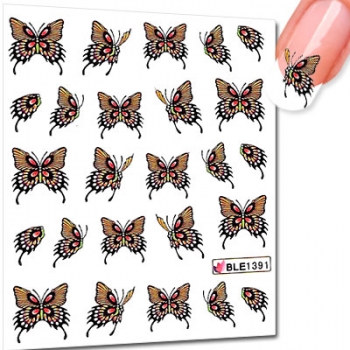 Nailart Sticker Schmetterling