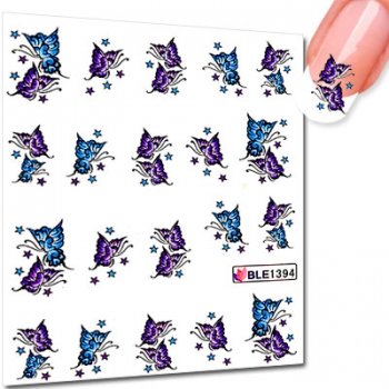 Nailart Sticker Schmetterling BLE1394