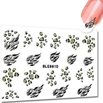 Nailart Sticker Leopard Tiger