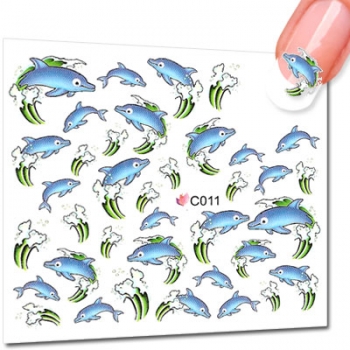 Nail Sticker Fische