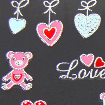 Glitzer Nail Art Sticker TJ103