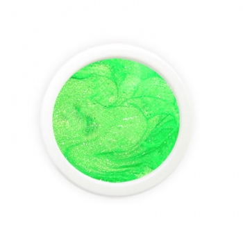 Neon Glitter Farbgel Grün
