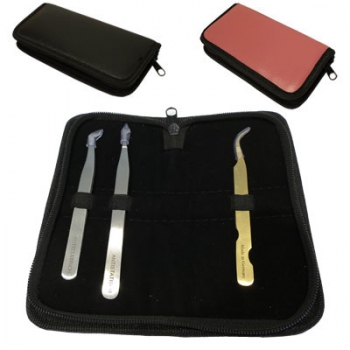 3D eyelash tweezers case set