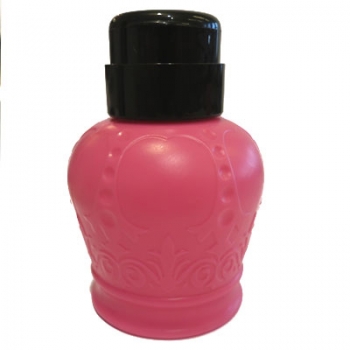 Pumpflasche Krone Pink