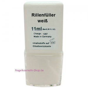 Rillenfüller weiß