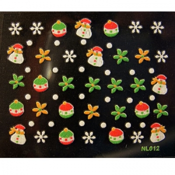 Weihnachtsticker Nails