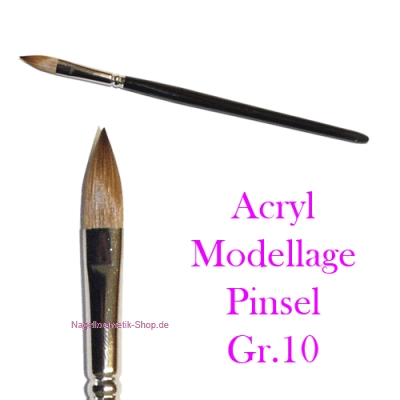 Acryl Pinsel Gr 10 Acrylmodellage Pinsel