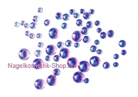 Glitter Strass-Pearls  Blau