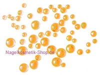 Glitter Strass Pearls Gelb
