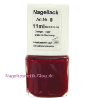 Nagellack Nr. 08 Metallic-Rot 11ml