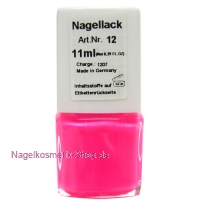 Nagellack Nr. 12 Leuchtend-Pink 11ml