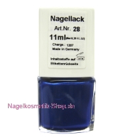 Nagellack Nr. 28 Dunkelblau 11ml