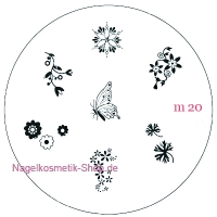 Stamping Schablone m20