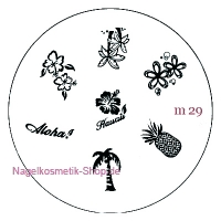 Stamping Schablone m29