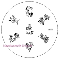 Stamping Schablone m54