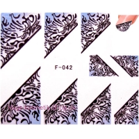French  Nail Art Sticker F-042