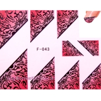 French  Nail Art Sticker F-043