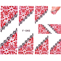 French  Nail Art Sticker F-040