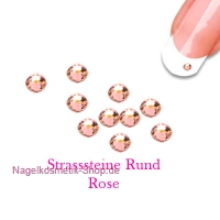 Glitter Strasssteine ca. 100 Stk./Farbe Rose