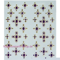 Nail Sticker Orient Lila