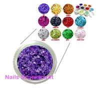 Glitter Pailletten Lila