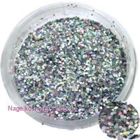 Glitterstaub 3D Silber