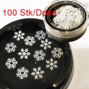 Einlegemotive Schneeflocken Dose