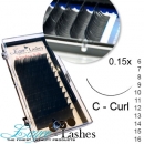 C-Curl Nerzwimper schwarz 0.15x