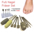 Fuß Nagel Fräser Set