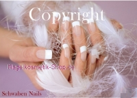Poster Nagelstudio Hände/Federn