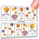 Nail Sticker Muschel BOP015