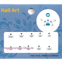 Strasssticker Blaue Serie 02