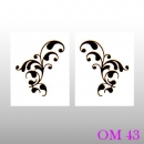 Airbrush Schablone OM43